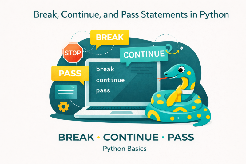 Break, Continue, and Pass statements in Python