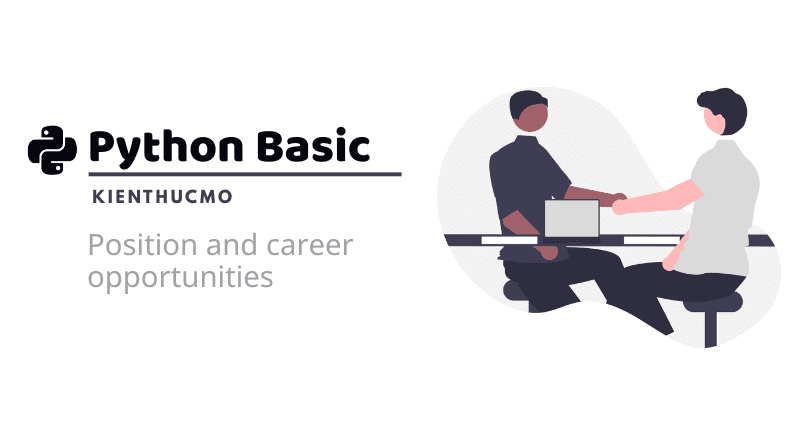 Vị trí và cơ hội nghề nghiệp với Python