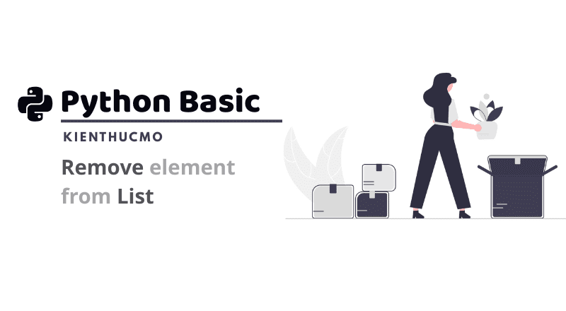 Xóa phần tử trong List bằng Python