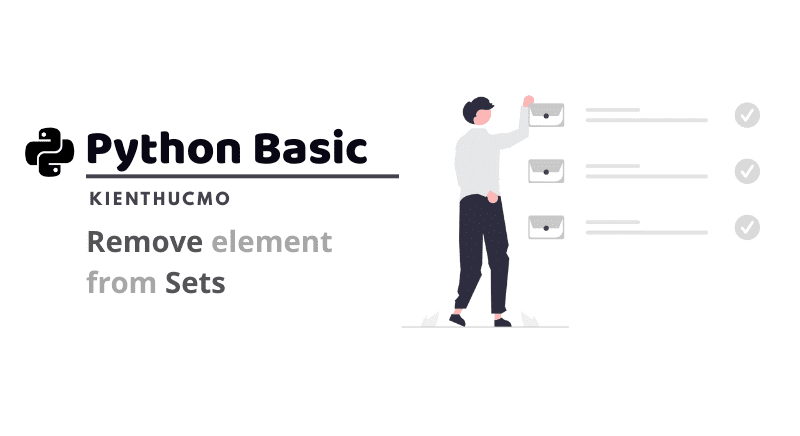 Xóa phần tử trong Set bằng Python