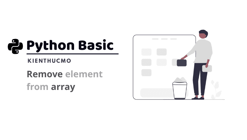 Xóa phần tử trong Array với Python