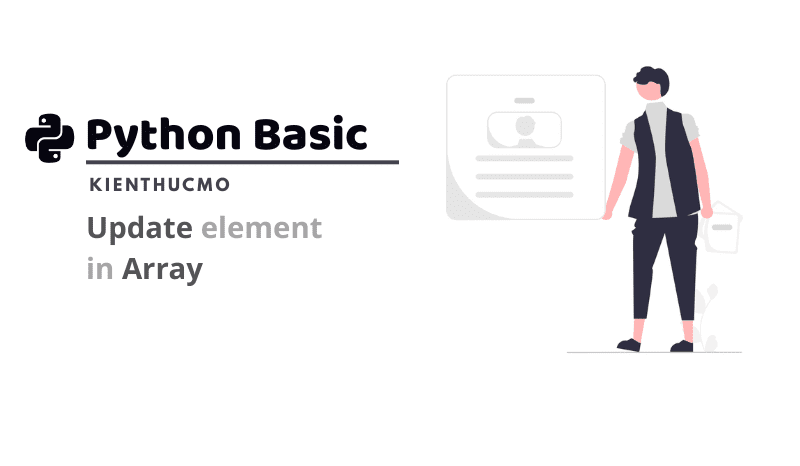 Sửa phần tử của Array trong Python